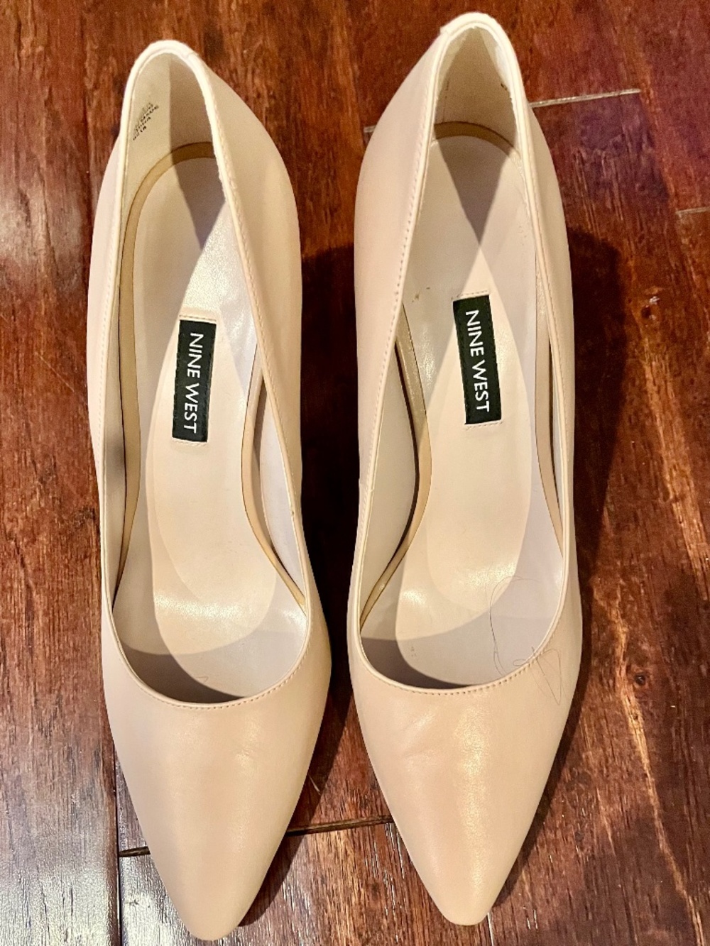 Nine West Tan Heels sz 8.5